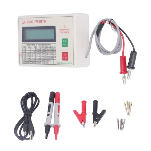 Abs handheld esr dcr capacitor - abs,